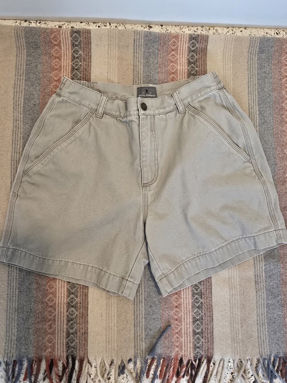 Vintage Women’s Royal Robbins Cotton Shorts Tan Size 32 (6) Stretch safari hike